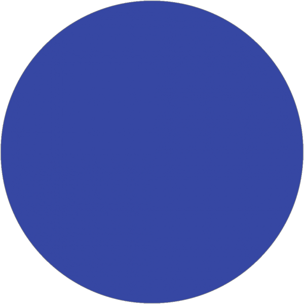 Stellplatzmarker WT-5110, Ronde, PVC, Blau, Ø 75 mm, 25 Stück/VE