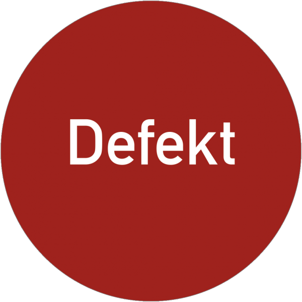 Dreifke® Defekt, Folie, wiederablösbar, Ø 35 mm, 500 Stück/Rolle