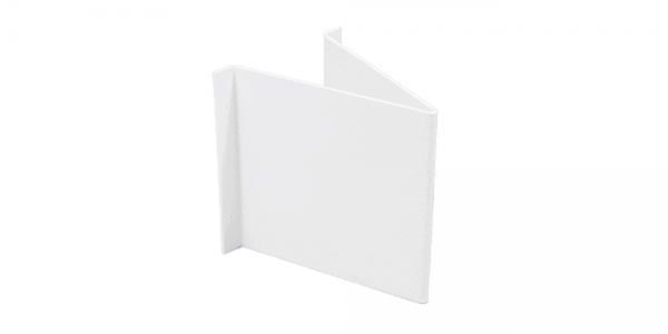 Dreifke® Winkelschild blanko zur Wandmontage, Alu, 200x200 mm
