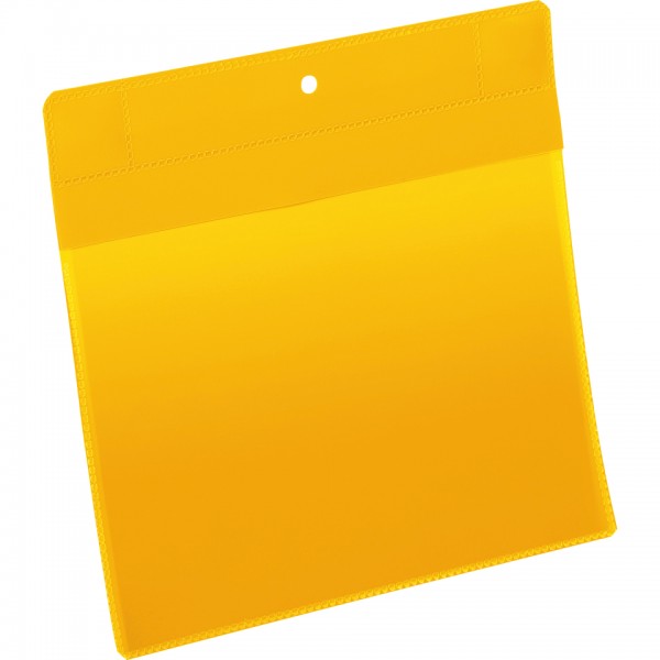 DURABLE Magnet-Kennzeichnungstasche, gelb/transparent, A5, Querformat, 10/VE