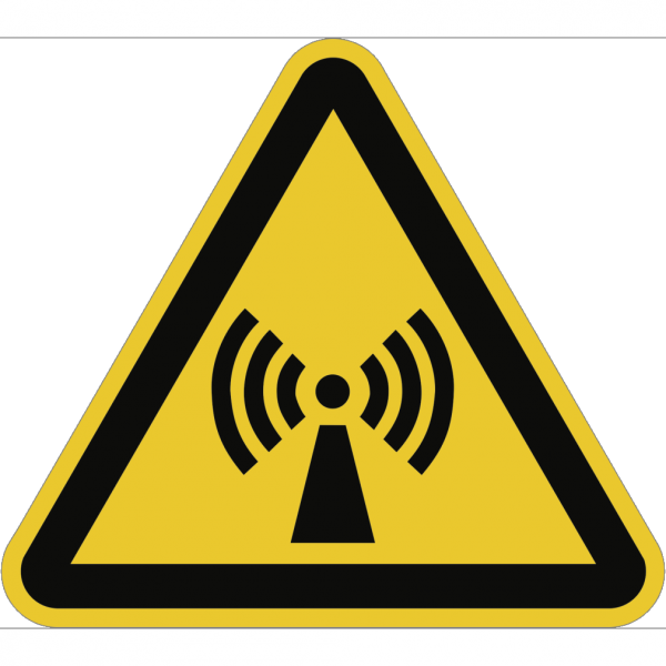 Dreifke® Schild Warnung vor nicht ionisierender Strahlung ISO 7010, Kunststoff, 200 mm SL