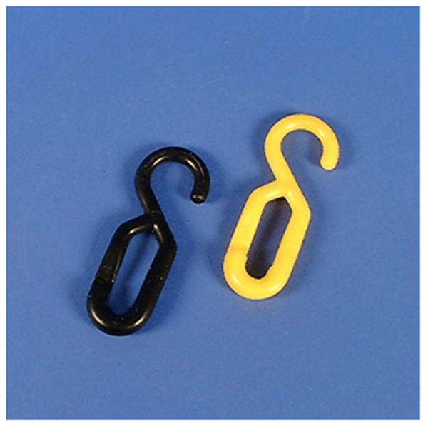 Einhängehaken, Polyethylen, gelb, 8 mm