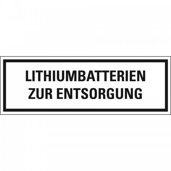 Dreifke® Aufkleber I Verpackungszeichen Lithiumbatterien zur.., deutsch, Folie, seewasserbeständig, 500/Rolle, IMDG-Code, GGVSEB, ADR