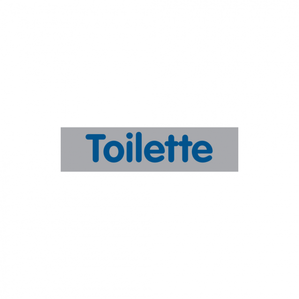 Dreifke® WC-Schild, &quot;Toilette&quot;, 20 x 80 mm, PVC 1 Stk.