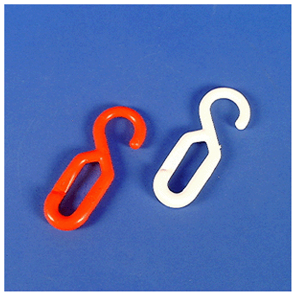 Einhängehaken, Polyethylen, rot, 8 mm