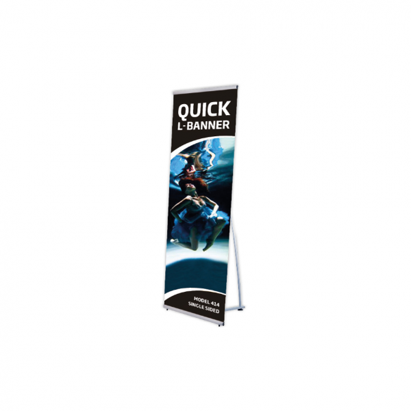 Dreifke® Quick L-Banner, einseitig, 80 cm
