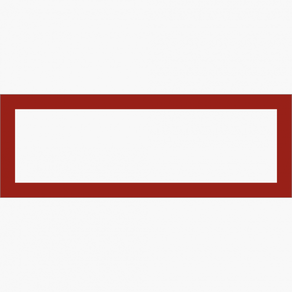 Dreifke® Schild Brandschutzzeichen - zur Selbstbeschriftung, Alu, 594x210 mm