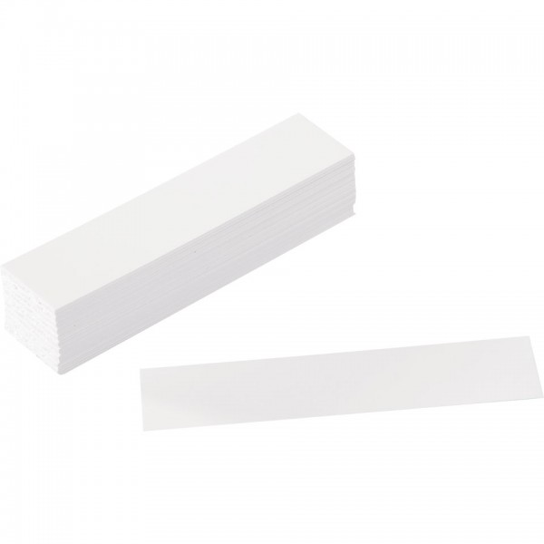 Papierstreifen, individuell beschriftbar, weiß, 7x500mm, 100/VE