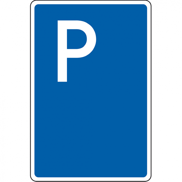 Dreifke® Parkplatzschild, Nr.315 ohne Zusatztext, Aluminium RA0, reflektierend, 600x900mm