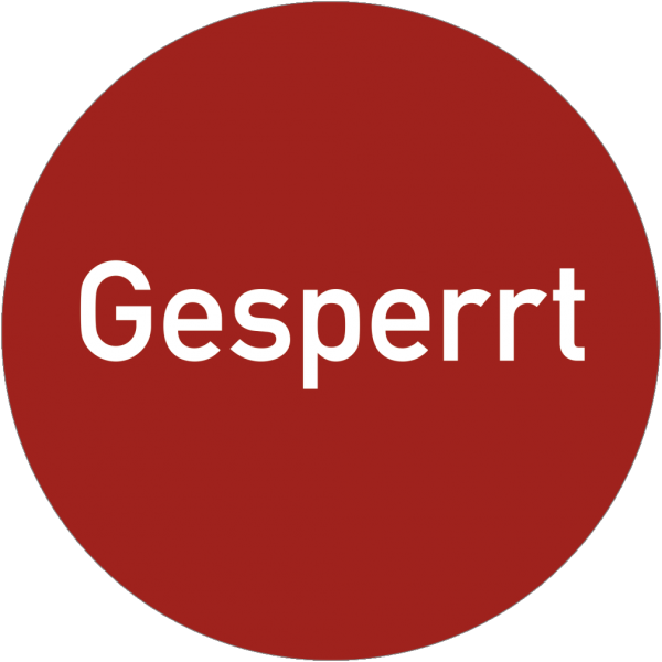 Dreifke® Gesperrt, Papier, Ø 35 mm, 500 Stück/Rolle