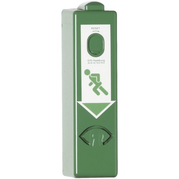 Einhand-Türwächter, Basisgerät, für Türklinken, Profilhalbzylinder, grün