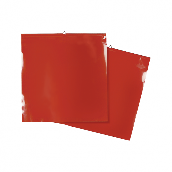 Dreifke® Warnflaggen rot nach StVO für überhängende Lasten 30 x 30 cm 2 Stück wetterfest