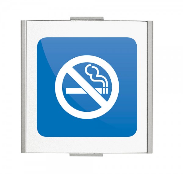 FRANKFURT Türschild 120x120mm mit Piktogramm Rauchen verboten