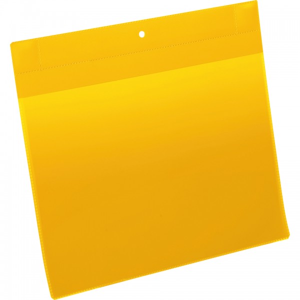 DURABLE Magnet-Kennzeichnungstasche, gelb/transparent, A4, Querformat, 10/VE