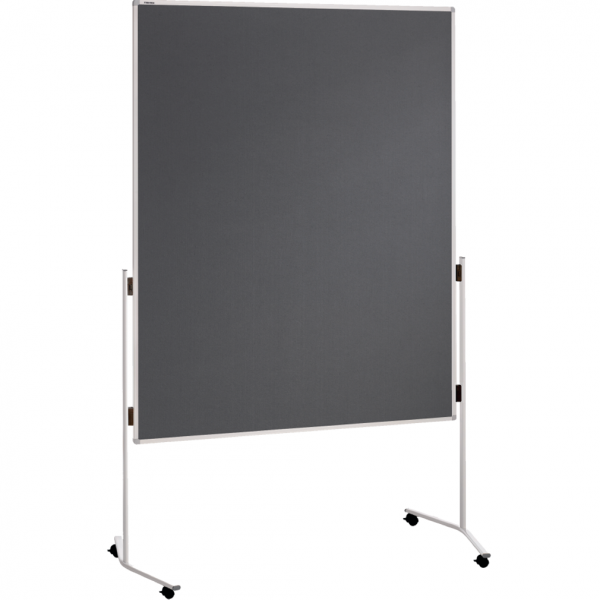 FRANKEN Moderationstafel ECO, einteilig, grau, Tafel:1500x1200mm, Höhe:1950mm, 5, 4kg