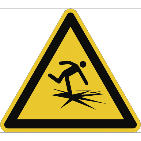 Dreifke® Schild Warnung vor dünnem Eis ISO 20712-1, Alu, 400 mm SL