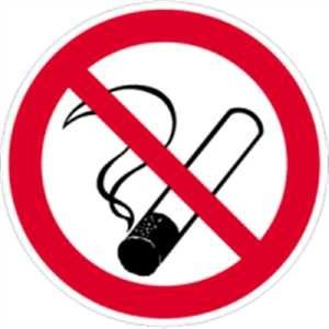 Schild Rauchen verboten gemäß ASR A1.3 BGV A8 20 cm Ø Verbotsschild
