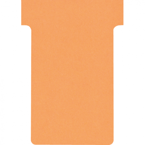 FRANKEN T-Karte, für FRANKEN-Kartentafel, orange, Altpapier, 84x48mm(Gr.2), 100/VE