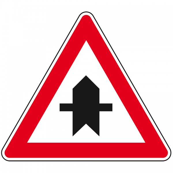 Schild I Verkehrszeichen Vorfahrt, Nr.301, Aluminium RA0, reflektierend, SL 900mm, DIN 67520