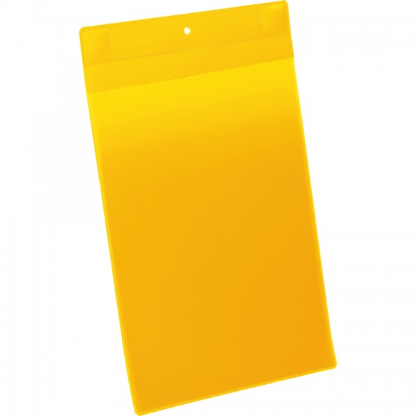 DURABLE Magnet-Kennzeichnungstasche, gelb/transparent, A4, Hochformat, 10/VE