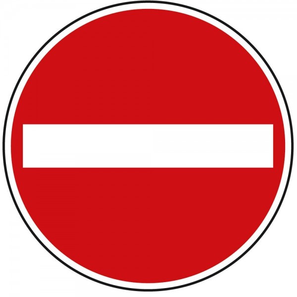 Dreifke® Verbot der Einfahrt Nr. 267 Original Verkehrsschild nach StVO