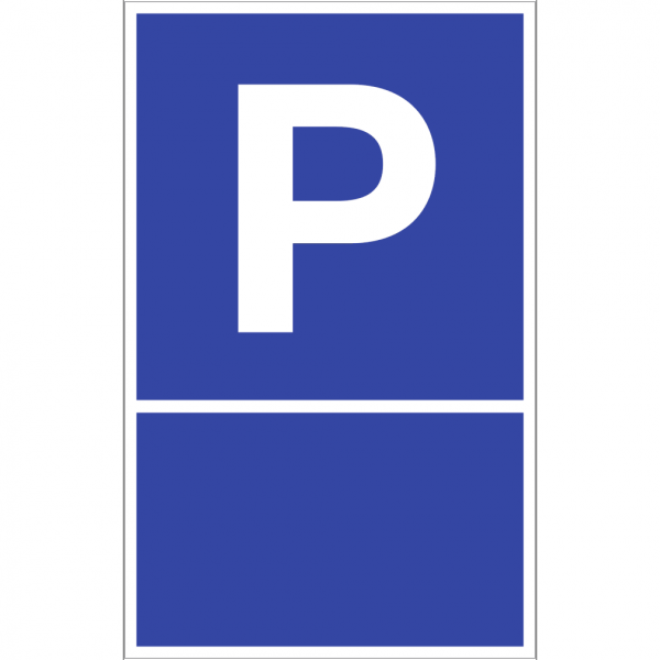 Dreifke® Parkplatzschild - zur Selbstbeschriftung, Alu, 400x650 mm