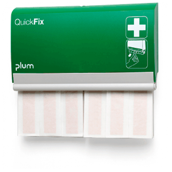 QuickFix Pflasterspendersystem inkl. 60 Stück textile Fingerverbände