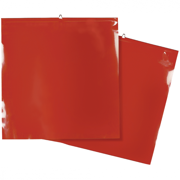 Dreifke® Warnflaggen rot nach StVO für überhängende Lasten 30 x 30 cm 1 Stück wetterfest