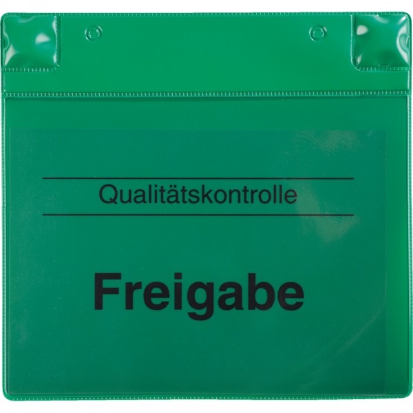 Magnetisches Kennzeichnungs-Pad Freigabe, grün, Kunststoff, 230x220x35mm, 5/VE