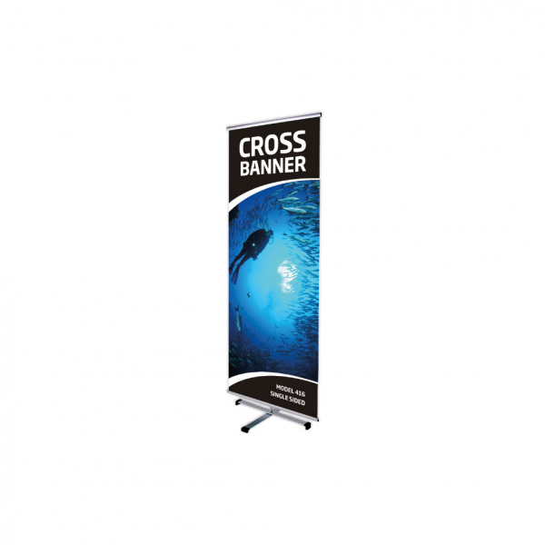 Dreifke® Cross Banner Stand, einseitig, 80 cm