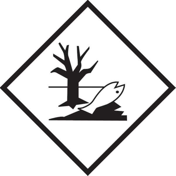 Dreifke® Gefahrzettel, Umweltgefährdende Stoffe | Folie selbstklebend | 150x150 mm, 1 Stk