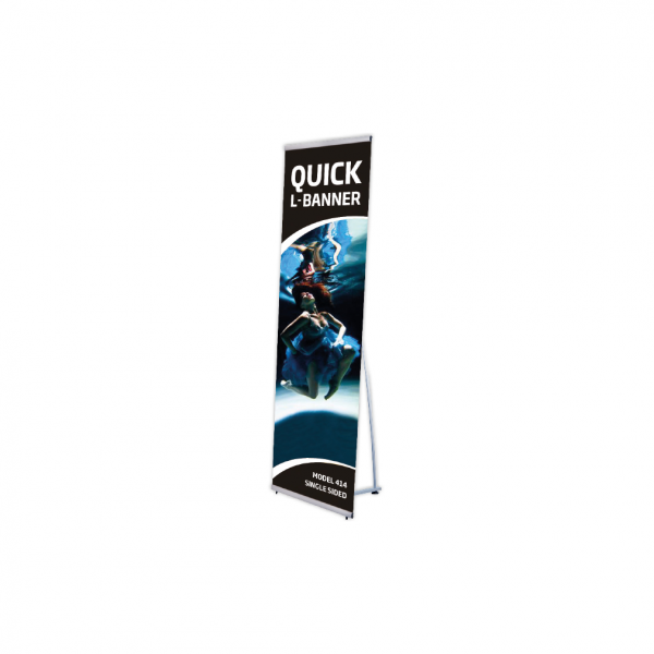 Dreifke® Quick L-Banner, einseitig, 60 cm
